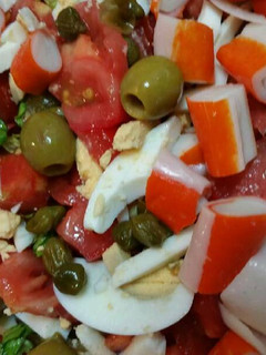Una foto de Ensalada de navidad