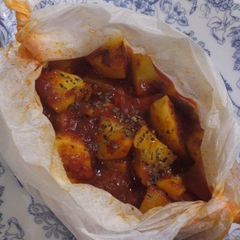 A picture of Potatoes in Tomato Sauce.