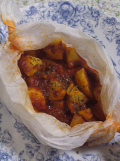 A picture of Potatoes in Tomato Sauce.