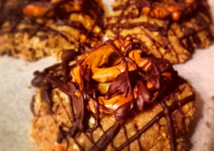 Recipe of Any-night-of-the-week No Bake Peanut Butter Pretzel Cookies