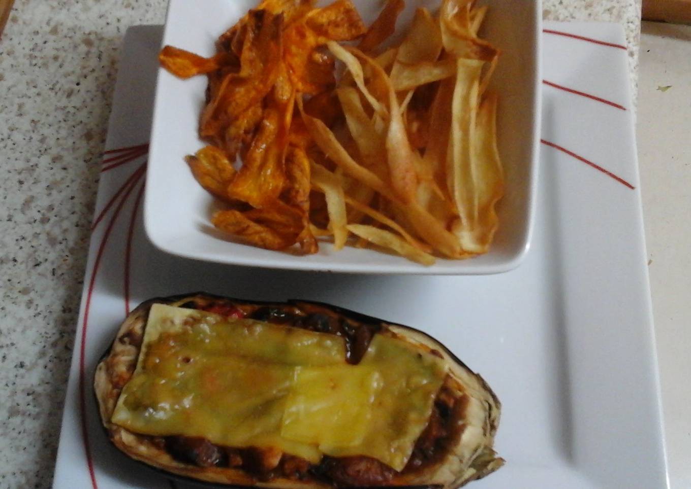 My Vegan Stuffed Aubergine 💙