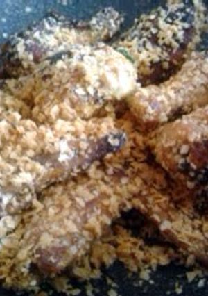 A picture of butter cereal chicken.