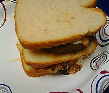 Easy Make Recipe Double goat cheese burger Most Delicious