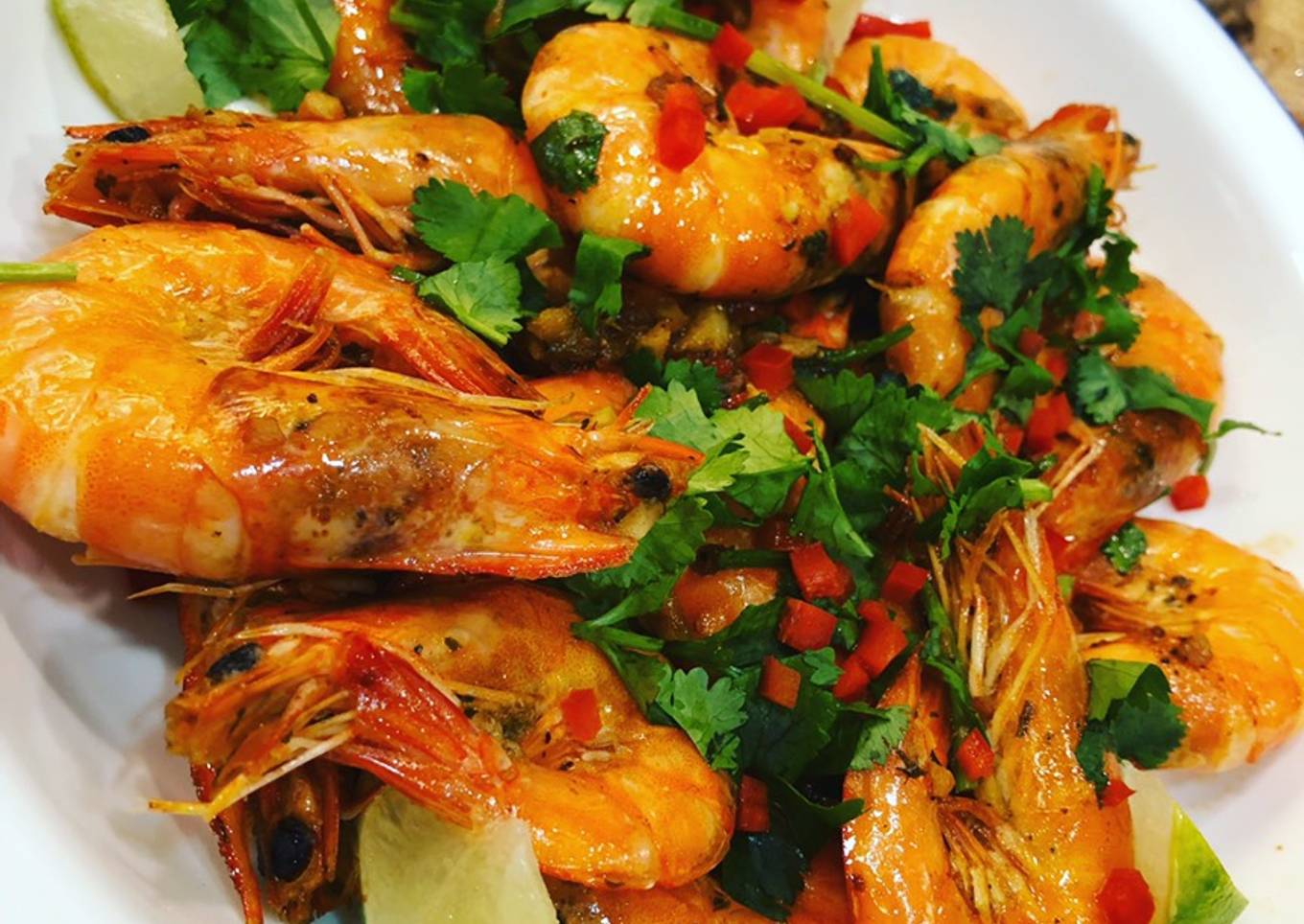 Udang masak mentega