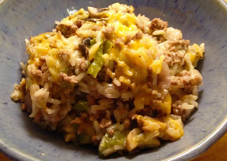 Easiest Way to Prepare Ultimate Philly Steak Style Rice Dish