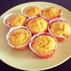 A picture of Carrot Walnut Muffins.