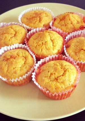 A picture of Carrot Walnut Muffins.