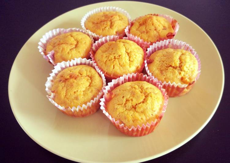 Steps to Make Speedy Carrot Walnut Muffins