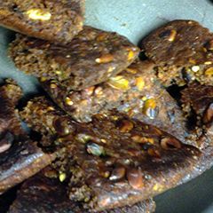 A picture of taste of India cookie on the grill.
