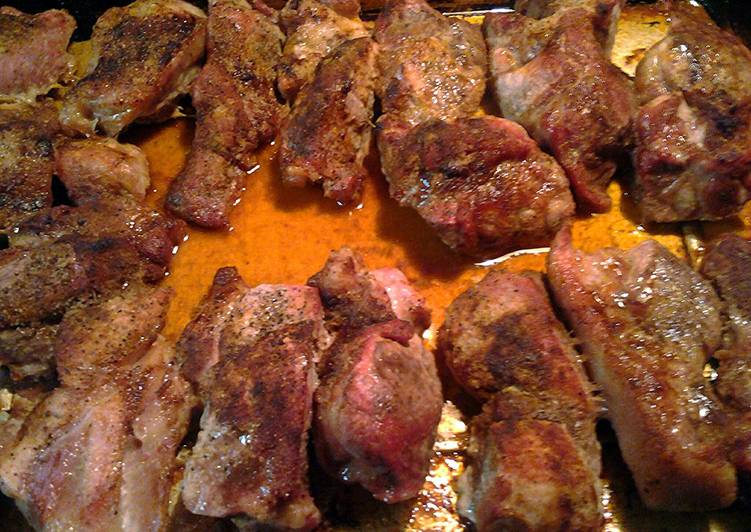 Recipe of Appetizing dry rubbed oven country ribs