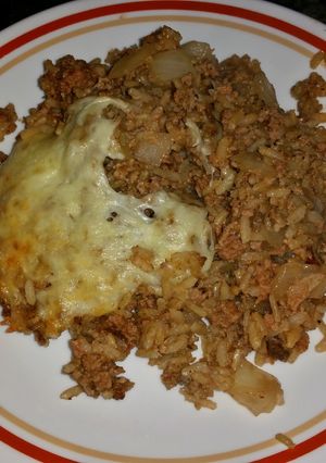A picture of Super Easy Ground Beef & Rice Casserole.