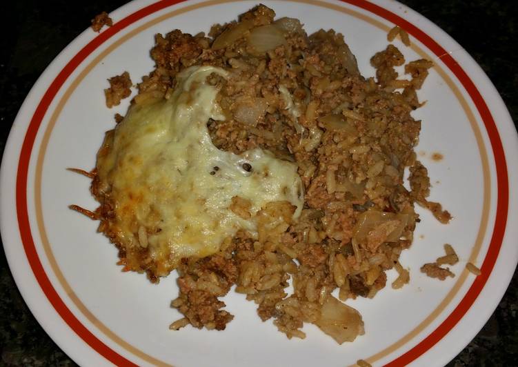 Step-by-Step Guide to Prepare Any-night-of-the-week Super Easy Ground Beef &amp; Rice Casserole