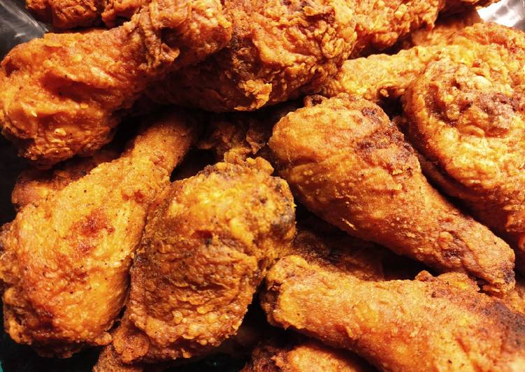 Steps to Make Ultimate Best Fried Chicken and Garlic Sauce