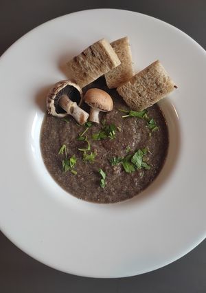 Foto di Vellutata di funghi cremini
