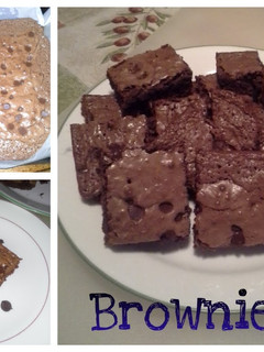 A picture of Chewy Fudge Brownies.