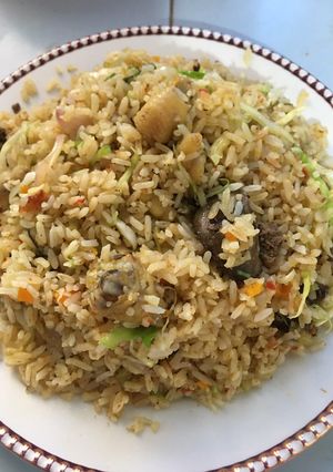 Una foto de Arroz de menudencias