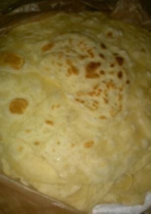 A picture of Tender flour tortilla.