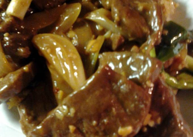 Simple Way to Prepare Homemade Mongolian beef