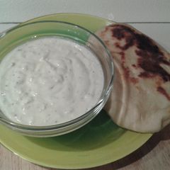 A picture of Feta cheese dip.