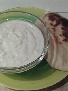 A picture of Feta cheese dip.