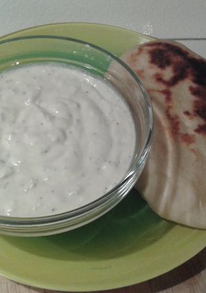 A picture of Feta cheese dip.