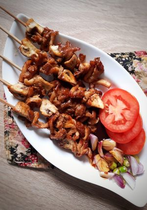 Foto resep Sate Jamur Tiram & Champignon
