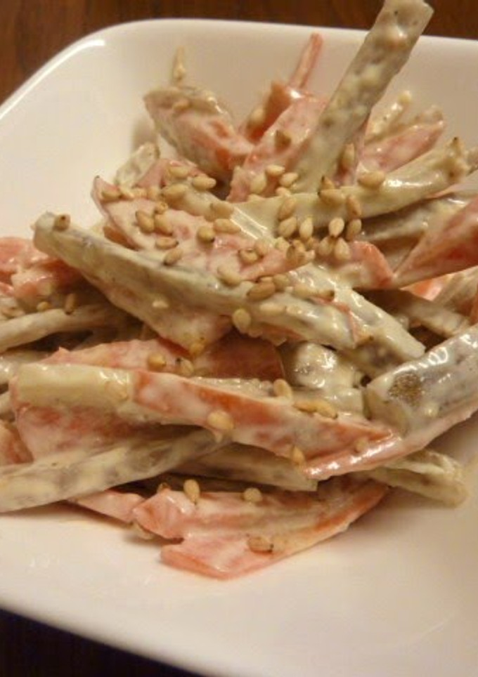 A picture of Low-cal Burdock Root Salad.