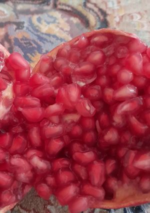 عکسی از دستور انار پخته