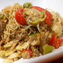 A picture of Our Delicious Korean-style Japchae.