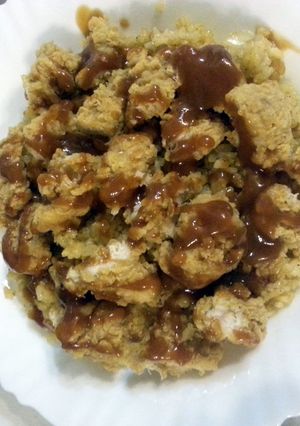 A picture of rizo BBQ with chicken.