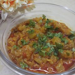 A picture of Lauki ki bhujia.