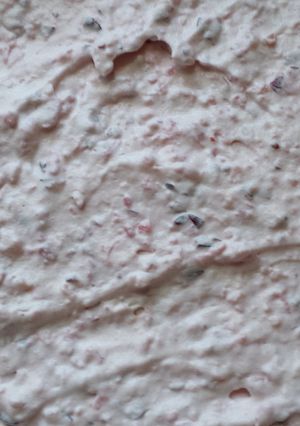 A picture of Cranberry fluff.