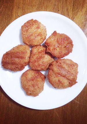 A picture of Spam nuggets.