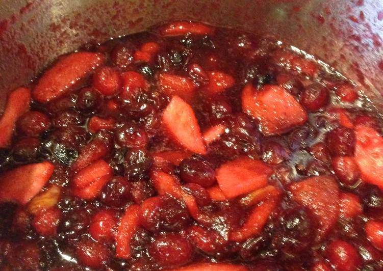 Cranberry-Blueberry Compote