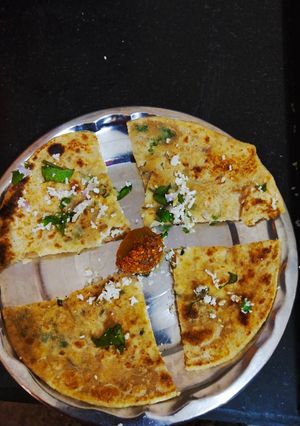 A picture of Paneer paratha.