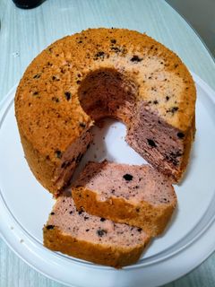 Foto resep Strawberry Oreo chiffon cake