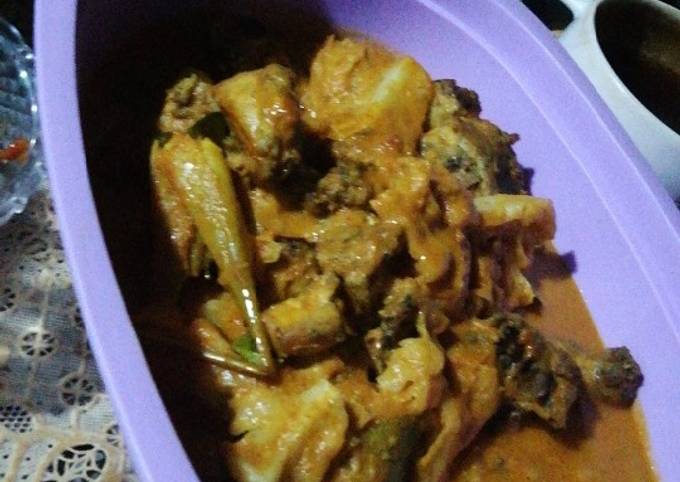 Gulai ayam kubis perdana