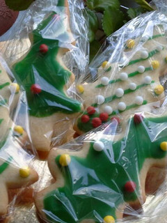 Una foto de Galletas árbol de Navidad