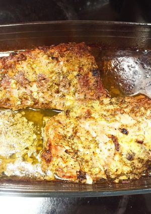 Una foto de Costilla de cerdo al horno
