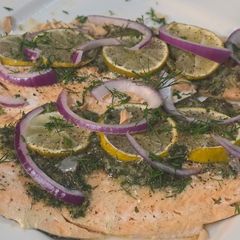 A picture of Herbed butter baked trout.