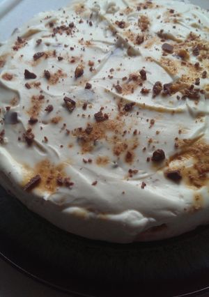 A picture of Honeycomb Cheesecake.