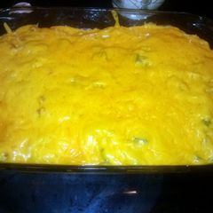 A picture of chicken spaghetti.
