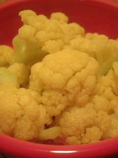 A picture of Curried Cauliflower.