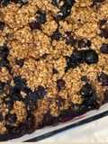 Crumble de Mirtilos