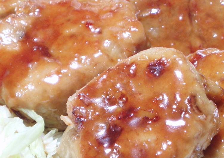 Recipe of Quick Fluffy Crispy Lotus Root Chicken Tsukune Patties