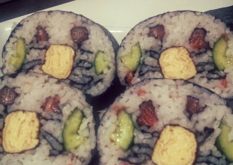 Step-by-Step Guide to Make Super Quick Homemade Sushi mosaic