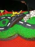 Torta de cumpleaños pista de carreras