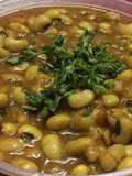 Masala white kidney beans