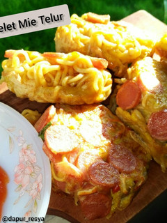 Foto resep 11. Omelet Mie Telur
