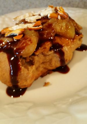 A picture of Peanut Butter & Banana Shortcake.